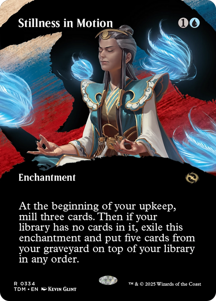 Stillness in Motion (Borderless) [Tarkir: Dragonstorm] | Gear Gaming Bentonville