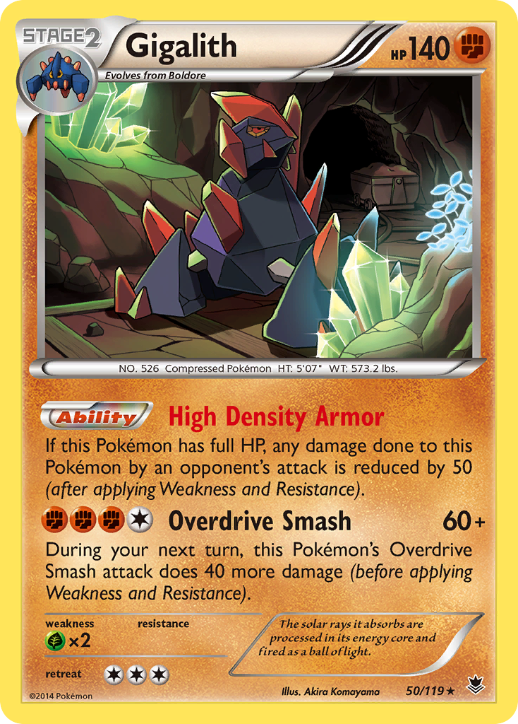 Gigalith (50/119) [XY: Phantom Forces] | Gear Gaming Bentonville