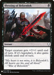 Blessing of Belzenlok [Mystery Booster] | Gear Gaming Bentonville