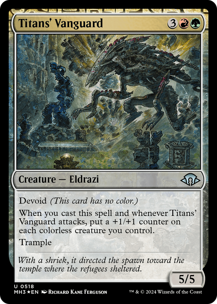 Titans' Vanguard (Ripple Foil) [Modern Horizons 3] | Gear Gaming Bentonville