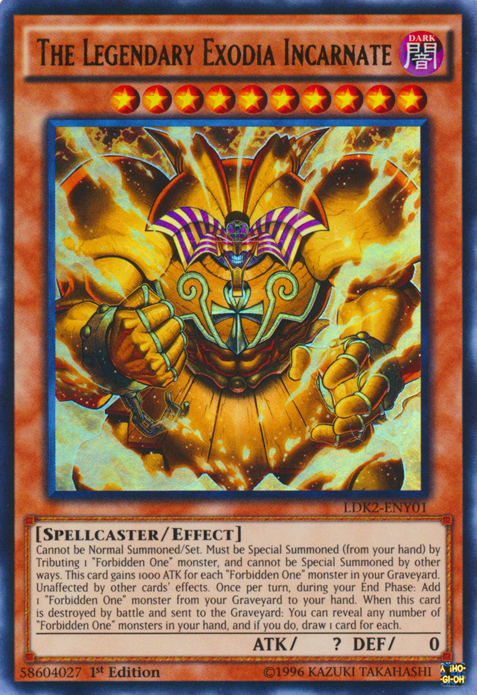 The Legendary Exodia Incarnate [LDK2-ENY01] Ultra Rare | Gear Gaming Bentonville