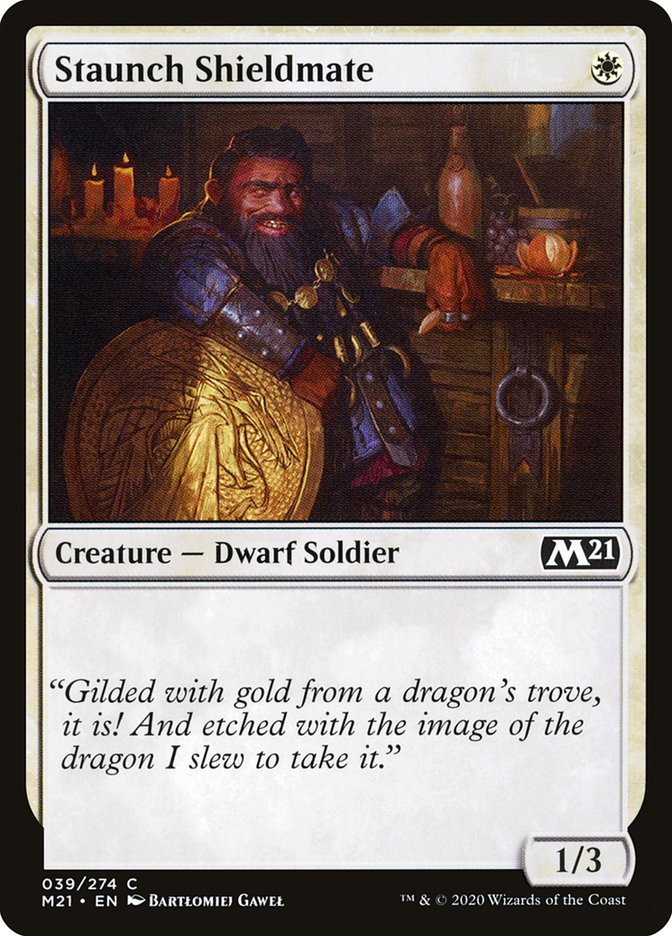 Staunch Shieldmate [Core Set 2021] | Gear Gaming Bentonville