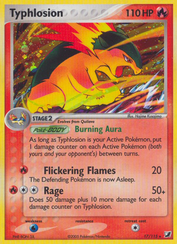 Typhlosion (17/115) [EX: Unseen Forces] | Gear Gaming Bentonville