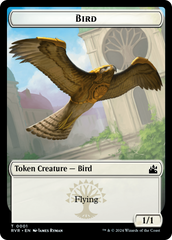 Bird // Angel (0002) Double-Sided Token [Ravnica Remastered Tokens] | Gear Gaming Bentonville