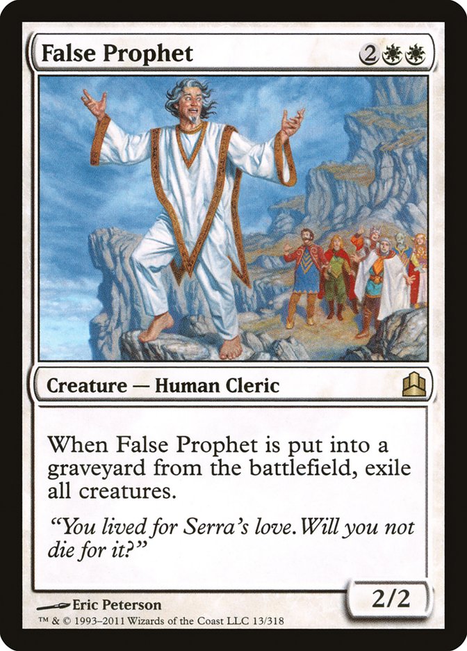 False Prophet [Commander 2011] | Gear Gaming Bentonville