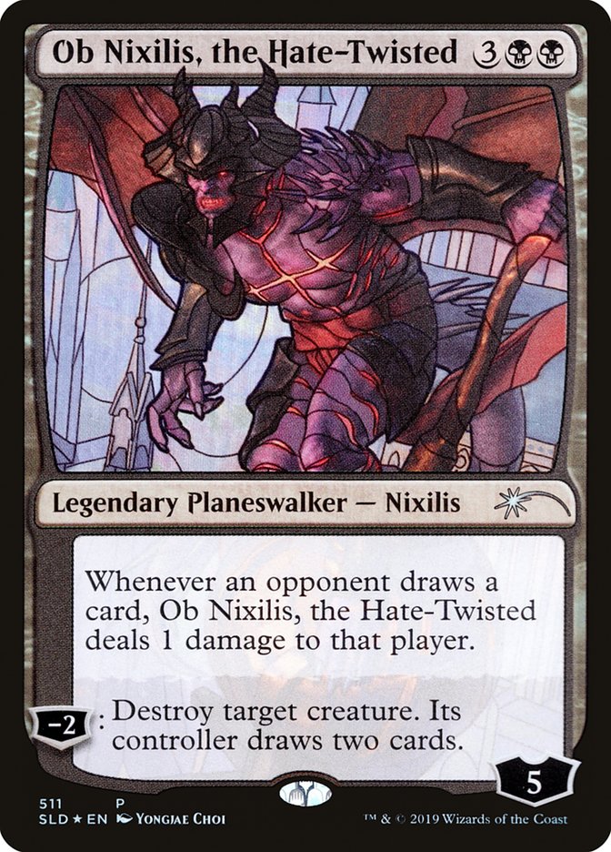 Ob Nixilis, the Hate-Twisted (Stained Glass) [Secret Lair Drop Promos] | Gear Gaming Bentonville