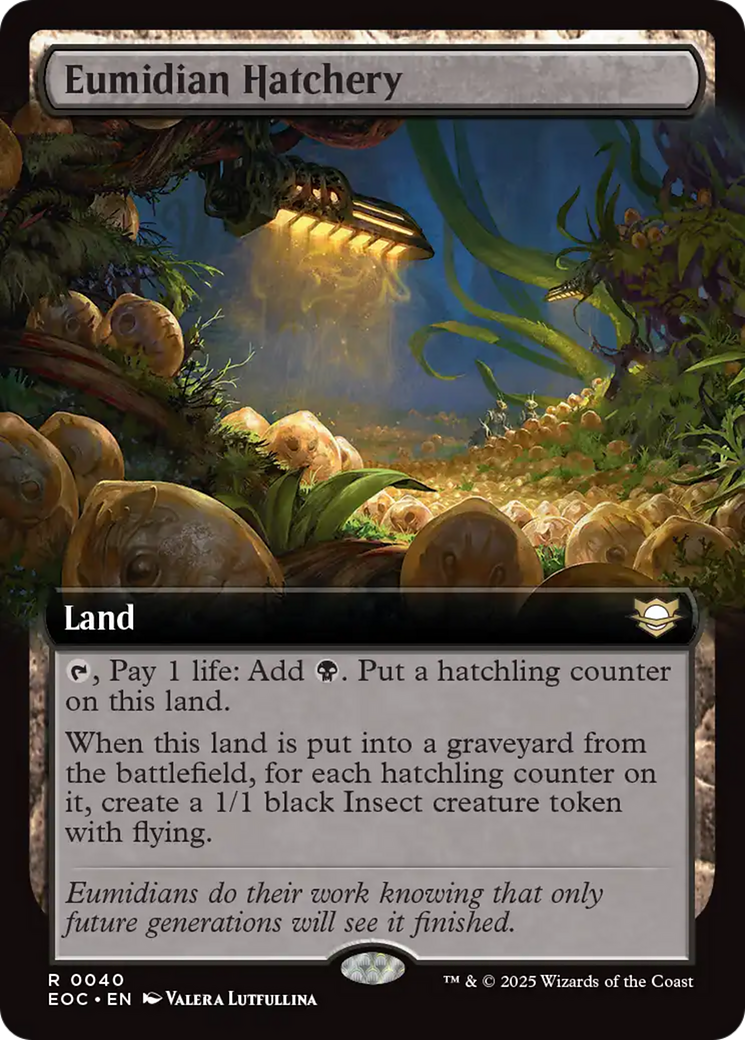 Eumidian Hatchery (Extended Art) [Edge of Eternities Commander] | Gear Gaming Bentonville