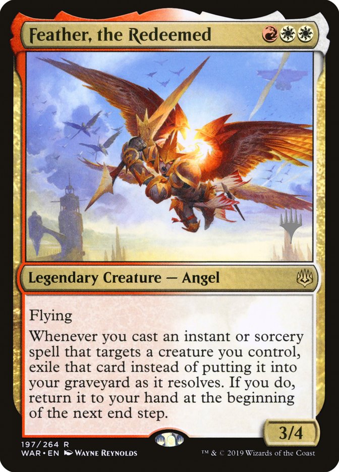 Feather, the Redeemed (Promo Pack) [War of the Spark Promos] | Gear Gaming Bentonville