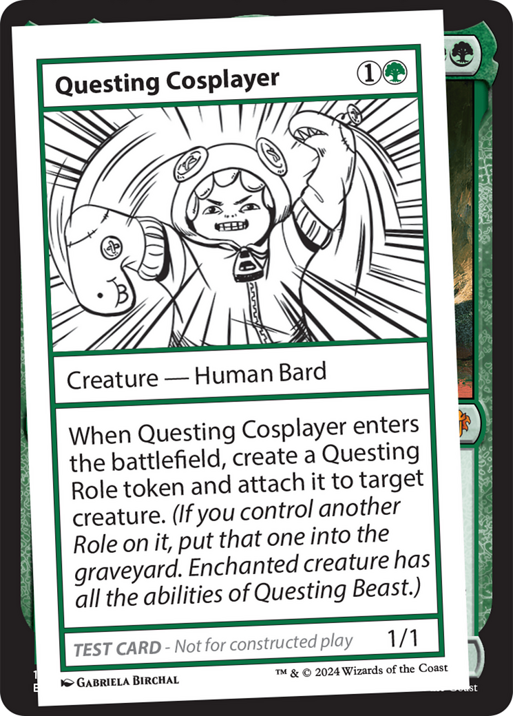 Questing Cosplayer [Mystery Booster 2 Playtest Cards] | Gear Gaming Bentonville