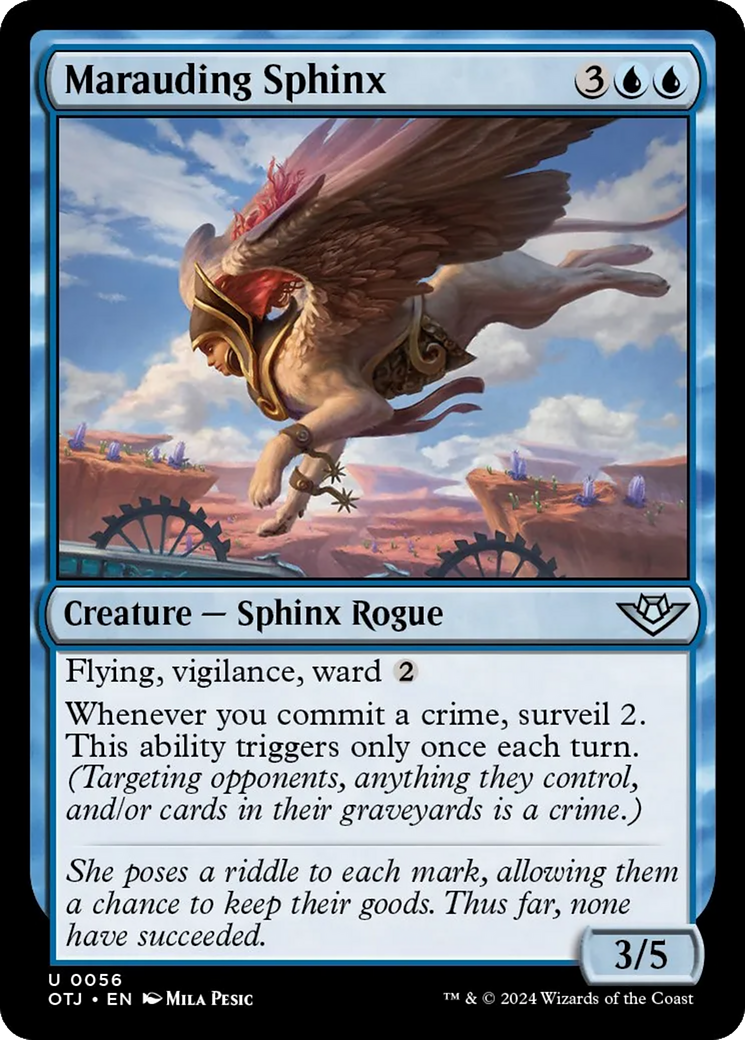 Marauding Sphinx [Outlaws of Thunder Junction] | Gear Gaming Bentonville