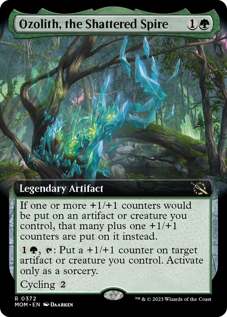 Ozolith, the Shattered Spire (Extended Art) [March of the Machine] | Gear Gaming Bentonville