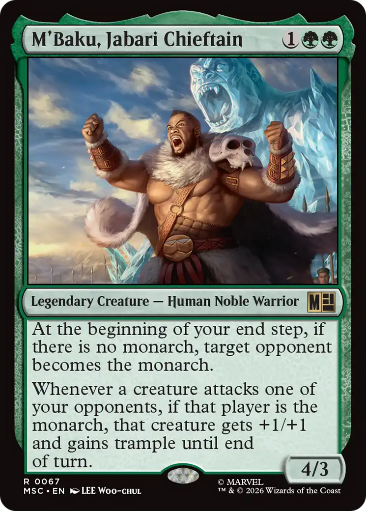M'Baku, Jabari Chieftain [Marvel Super Heroes Commander] | Gear Gaming Bentonville