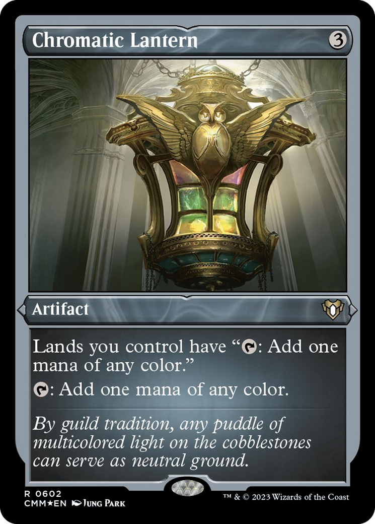 Chromatic Lantern (Foil Etched) [Commander Masters] | Gear Gaming Bentonville