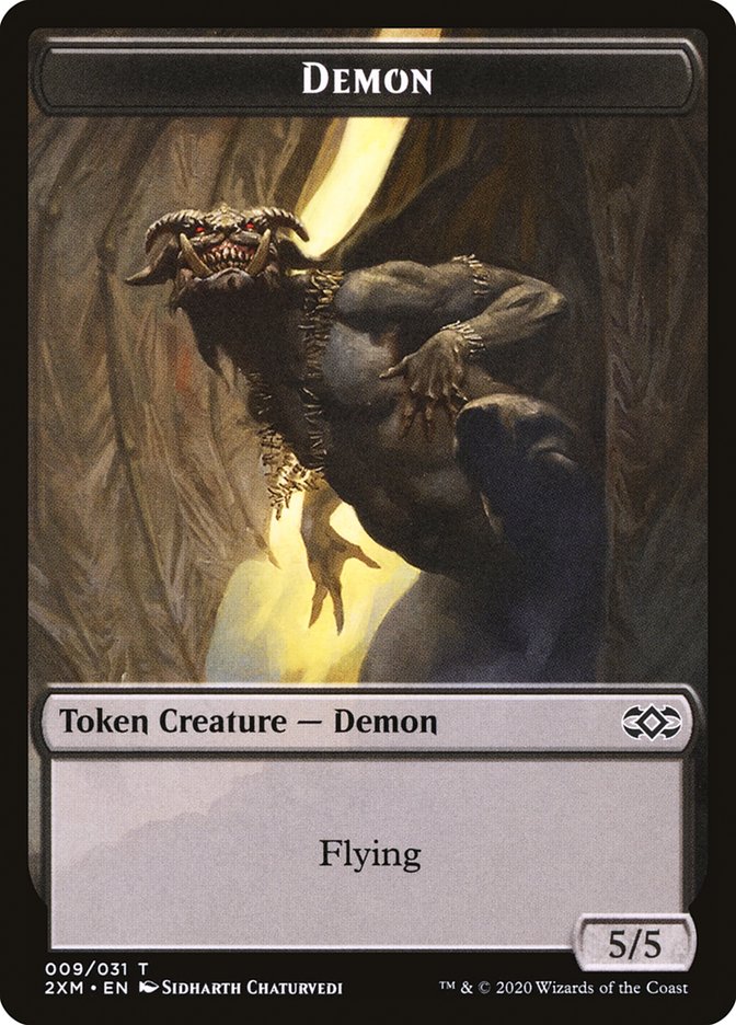 Demon Token [Double Masters Tokens] | Gear Gaming Bentonville