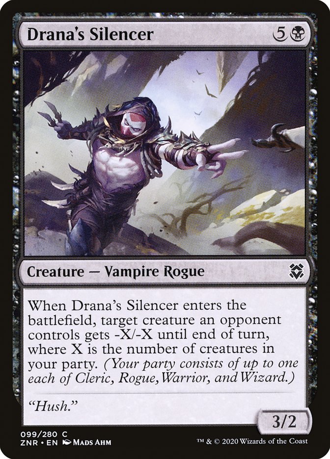 Drana's Silencer [Zendikar Rising] | Gear Gaming Bentonville