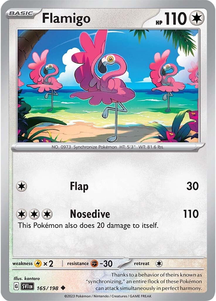 Flamigo (165/198) [Scarlet & Violet: Base Set] | Gear Gaming Bentonville