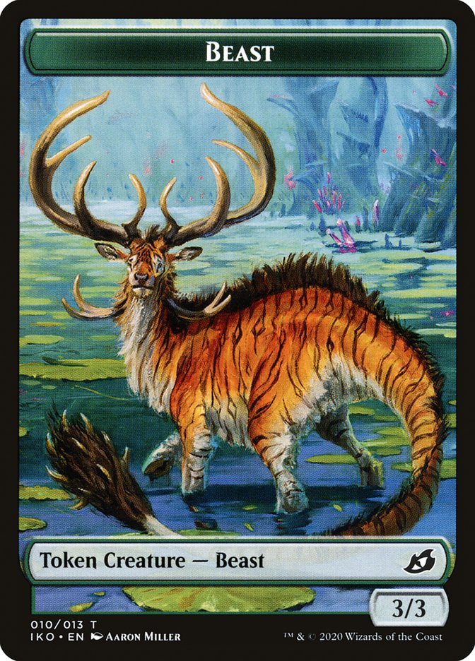 Beast Token [Ikoria: Lair of Behemoths Tokens] | Gear Gaming Bentonville