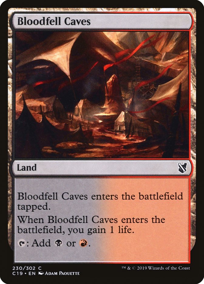 Bloodfell Caves [Commander 2019] | Gear Gaming Bentonville