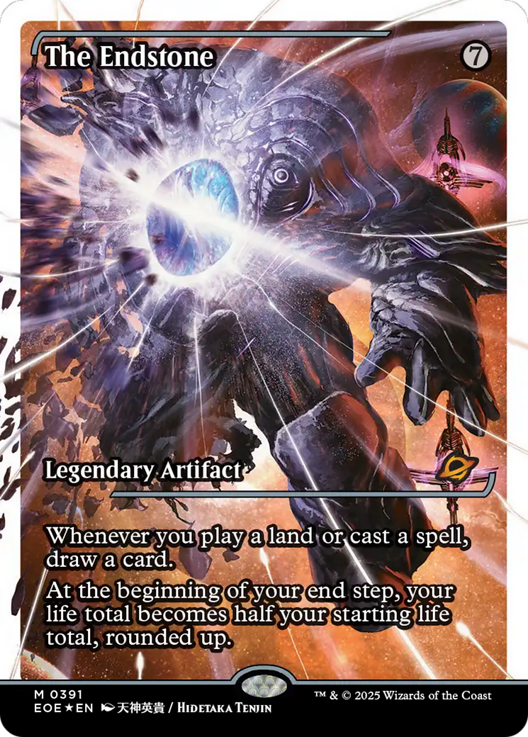 The Endstone (Showcase) (Fracture Foil) [Edge of Eternities] | Gear Gaming Bentonville
