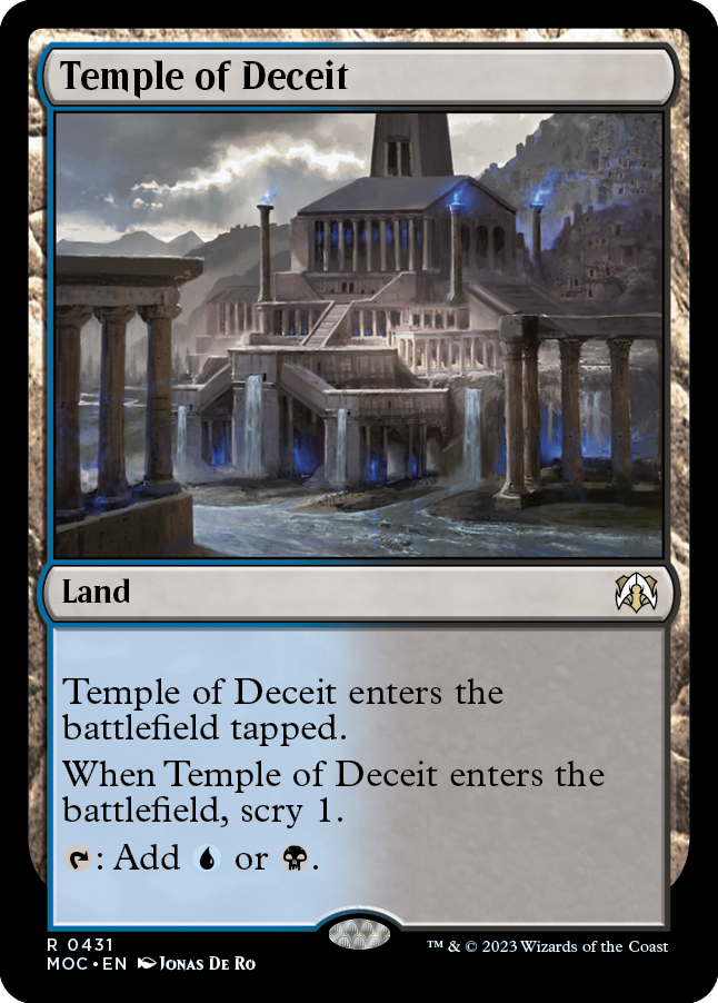 Temple of Deceit [March of the Machine Commander] | Gear Gaming Bentonville