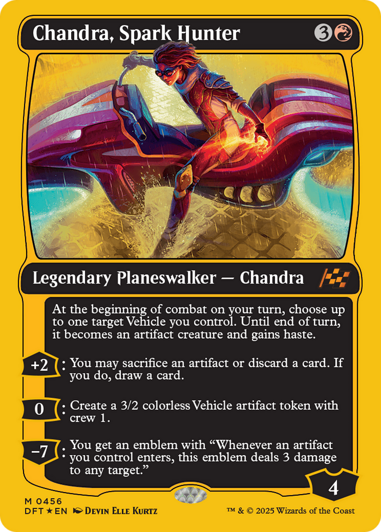 Chandra, Spark Hunter (First-Place Foil) [Aetherdrift] | Gear Gaming Bentonville