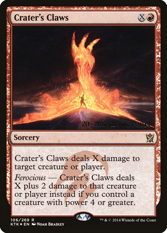Crater's Claws [Khans of Tarkir Prerelease Promos] | Gear Gaming Bentonville