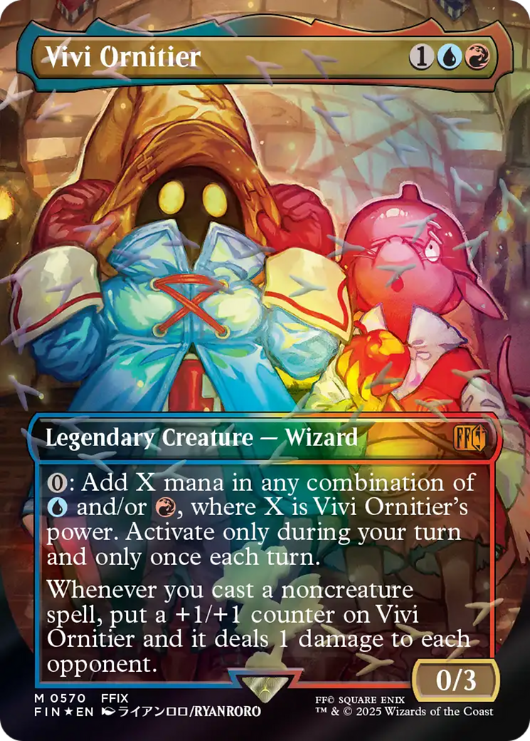 Vivi Ornitier (Borderless) (Chocobo Track Foil) [FINAL FANTASY] | Gear Gaming Bentonville
