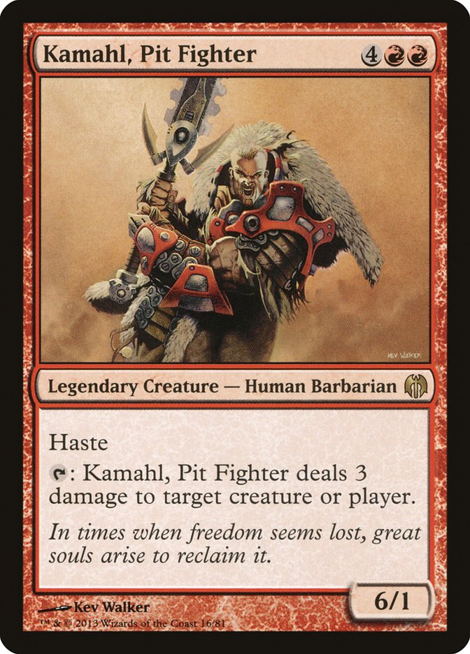 Kamahl, Pit Fighter [Duel Decks: Heroes vs. Monsters] | Gear Gaming Bentonville