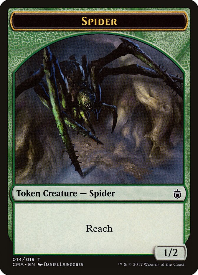 Spider Token [Commander Anthology Tokens] | Gear Gaming Bentonville