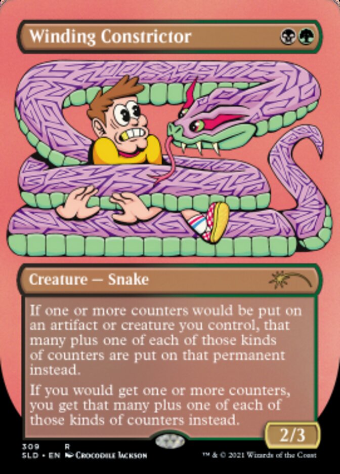 Winding Constrictor (Borderless) [Secret Lair Drop Series] | Gear Gaming Bentonville