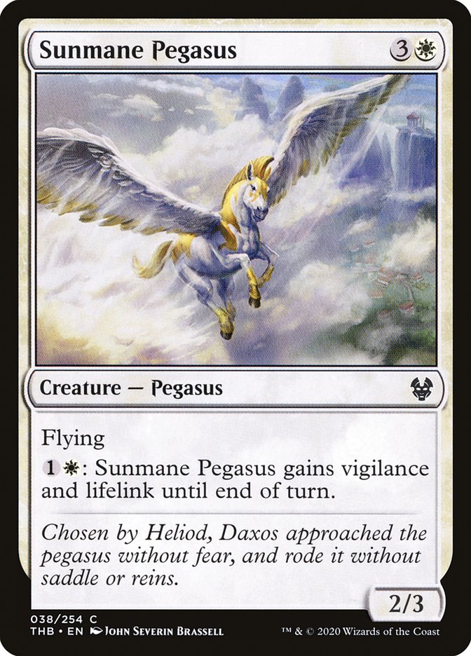 Sunmane Pegasus [Theros Beyond Death] | Gear Gaming Bentonville