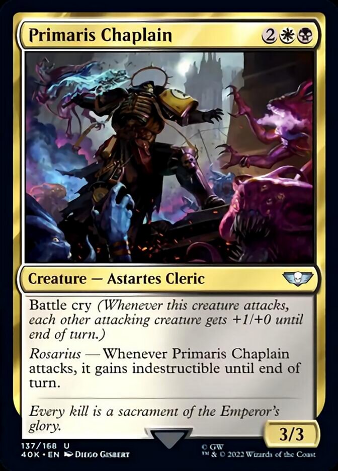 Primaris Chaplain (Surge Foil) [Warhammer 40,000] | Gear Gaming Bentonville