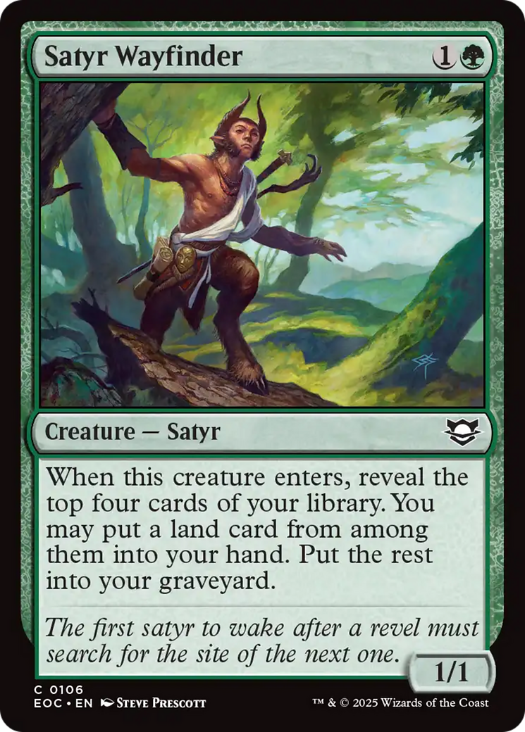 Satyr Wayfinder [Edge of Eternities Commander] | Gear Gaming Bentonville