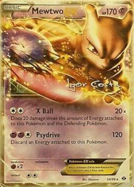 Mewtwo EX (54/99) (Pesadelo Prism - Igor Costa) [World Championships 2012] | Gear Gaming Bentonville