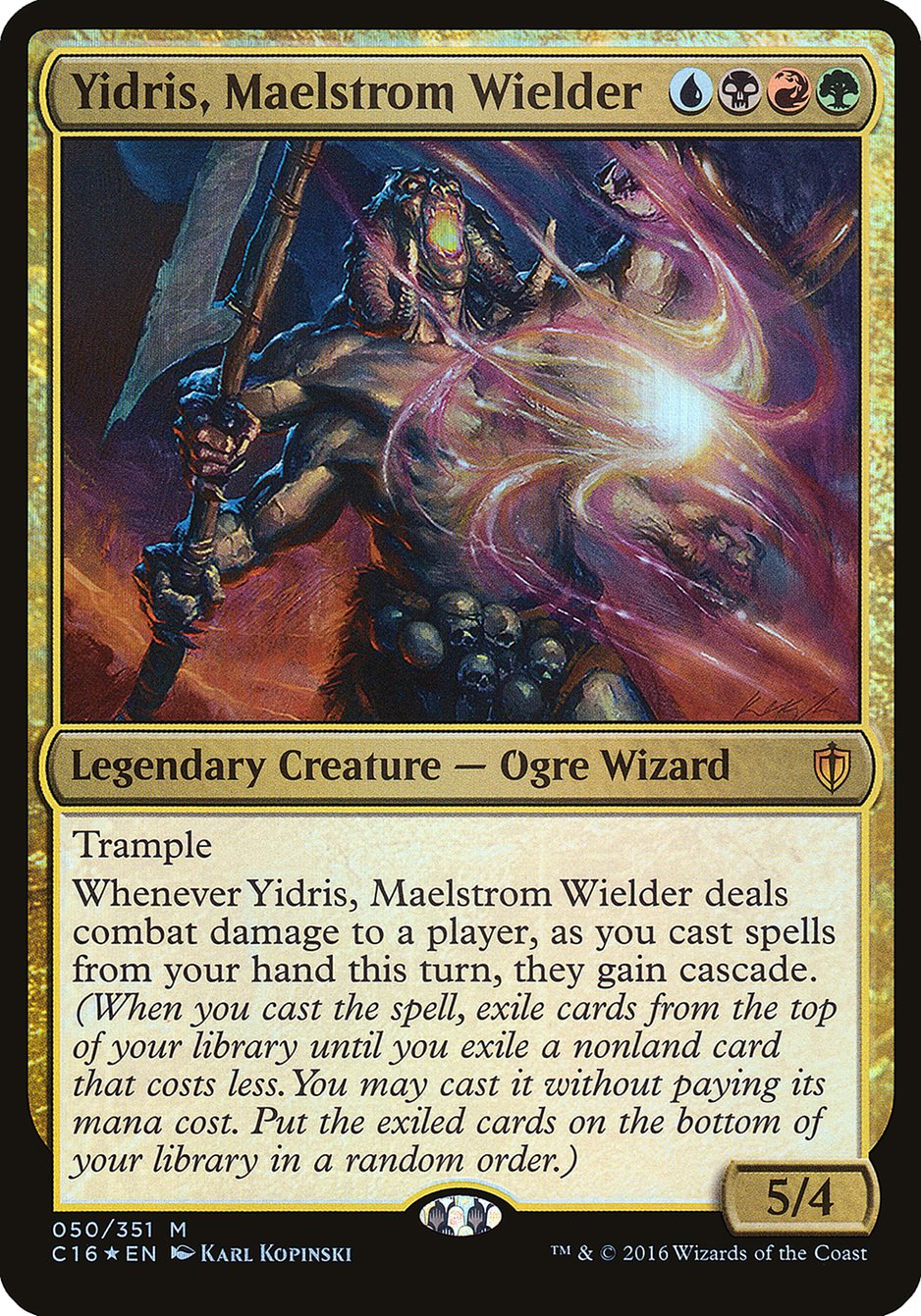 Yidris, Maelstrom Wielder (Oversized) [Commander 2016 Oversized] | Gear Gaming Bentonville