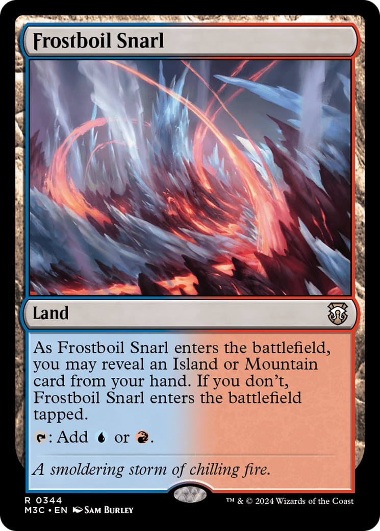 Frostboil Snarl (Ripple Foil) [Modern Horizons 3 Commander] | Gear Gaming Bentonville