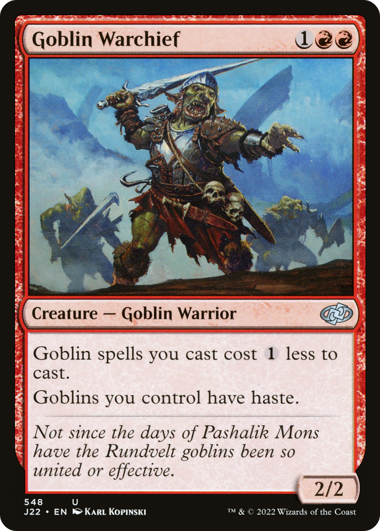 Goblin Warchief [Jumpstart 2022] | Gear Gaming Bentonville