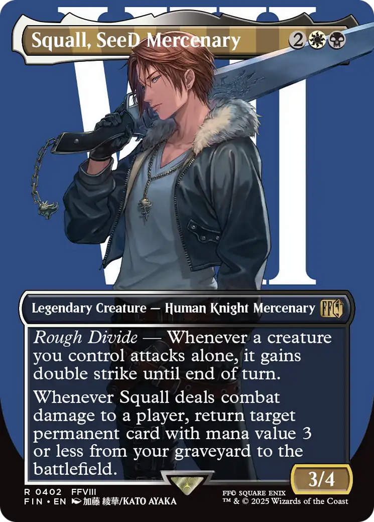 Squall, SeeD Mercenary (Borderless) [FINAL FANTASY] | Gear Gaming Bentonville