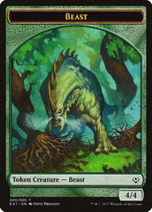 Beast (005) // Soldier Double-Sided Token [Archenemy: Nicol Bolas Tokens] | Gear Gaming Bentonville