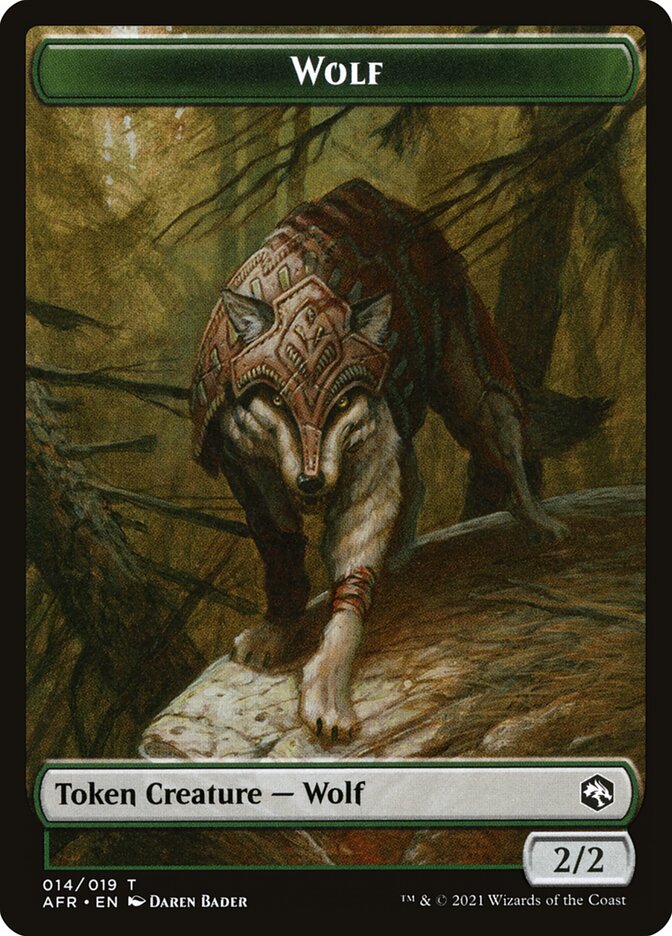 Wolf // Vecna Double-Sided Token [Dungeons & Dragons: Adventures in the Forgotten Realms Tokens] | Gear Gaming Bentonville