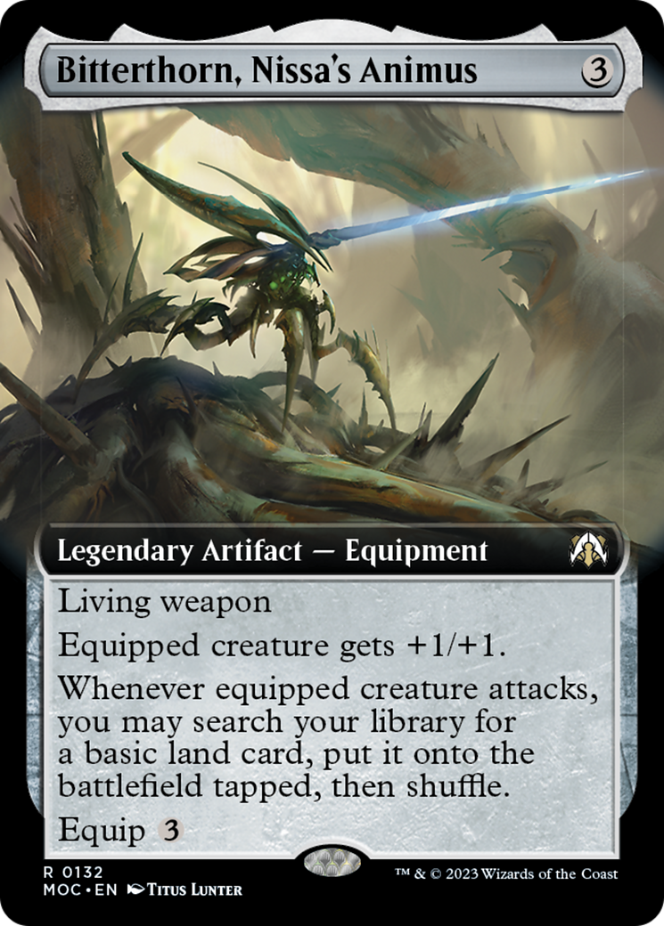 Bitterthorn, Nissa's Animus (Extended Art) [March of the Machine Commander] | Gear Gaming Bentonville