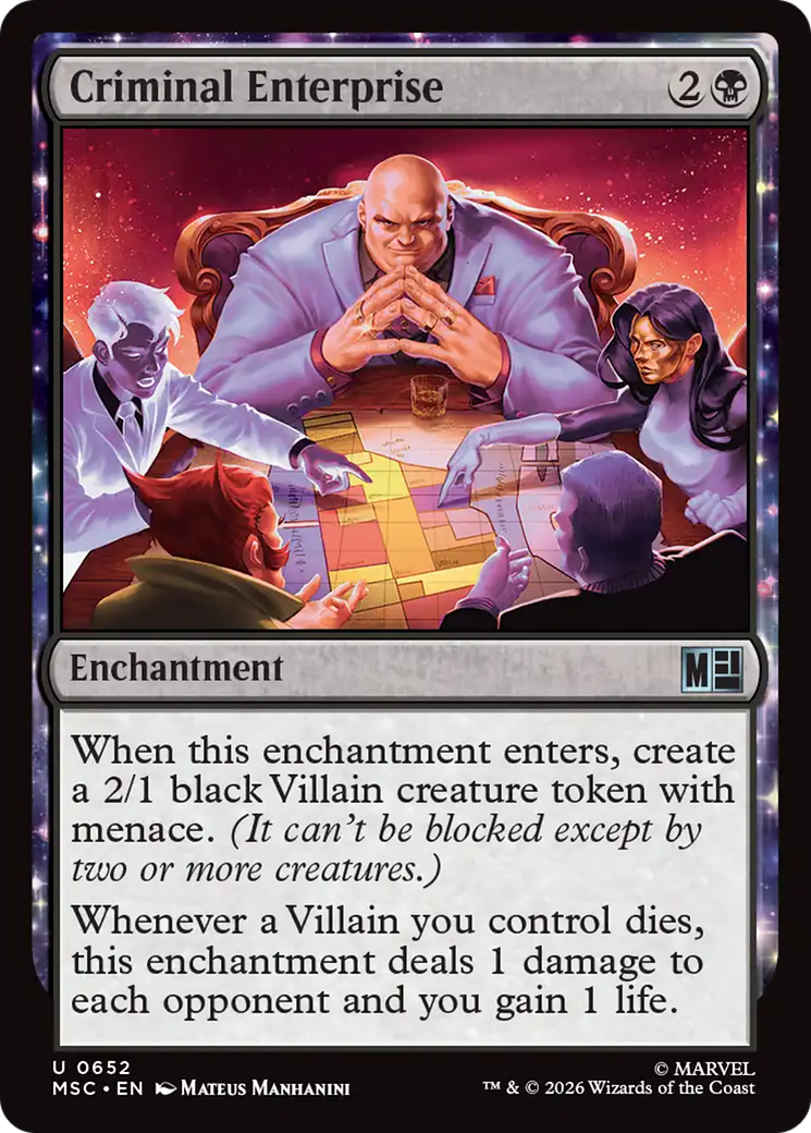Criminal Enterprise [Marvel Super Heroes Commander] | Gear Gaming Bentonville