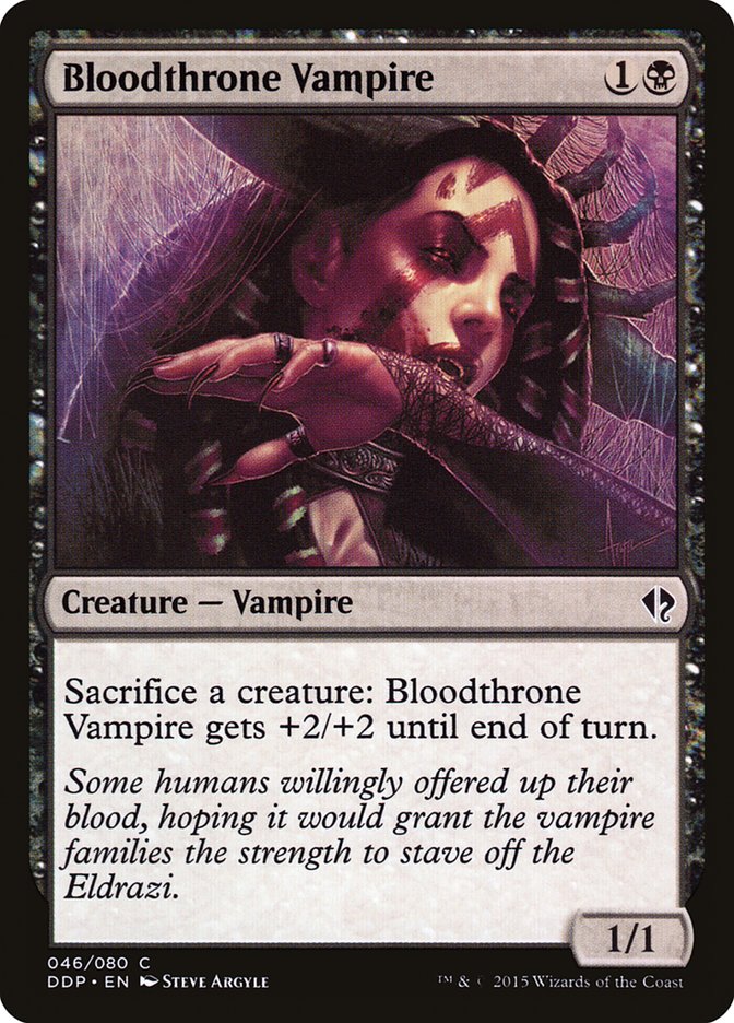 Bloodthrone Vampire [Duel Decks: Zendikar vs. Eldrazi] | Gear Gaming Bentonville