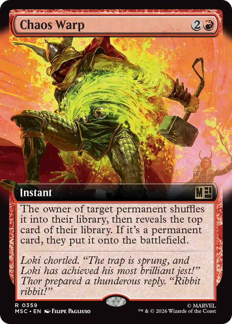 Chaos Warp (Extended Art) [Marvel Super Heroes Commander] | Gear Gaming Bentonville