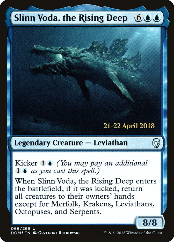 Slinn Voda, the Rising Deep [Dominaria Prerelease Promos] | Gear Gaming Bentonville