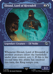 Elrond, Lord of Rivendell (Showcase) (Surge Foil) [The Lord of the Rings: Tales of Middle-Earth] | Gear Gaming Bentonville