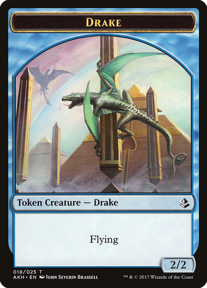 Angel of Sanctions // Drake Double-Sided Token [Amonkhet Tokens] | Gear Gaming Bentonville