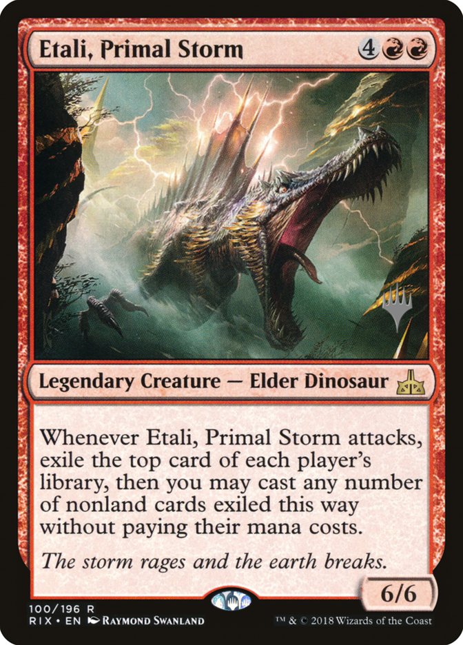 Etali, Primal Storm (Promo Pack) [Rivals of Ixalan Promos] | Gear Gaming Bentonville