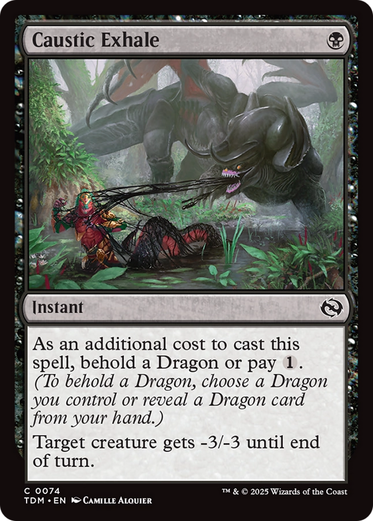 Caustic Exhale [Tarkir: Dragonstorm] | Gear Gaming Bentonville