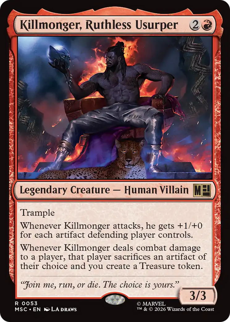 Killmonger, Ruthless Usurper [Marvel Super Heroes Commander] | Gear Gaming Bentonville